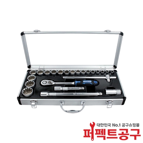 리코타 복스세트 스플라인 소켓렌치세트 ALM-5001P 23pcs