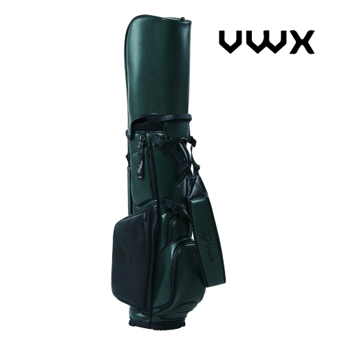 코오롱 VWX CB GREEN LEATHER 그린레더 스탠드 캐디백