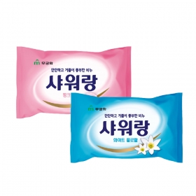 무궁화 샤워랑비누3P 알뜰비누 단단한비누 거품비누 위생비누