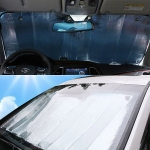 LW 은박3중햇빛가리래 차량용반사판 앞유리 햇빛차단 접어서보관가능 단열