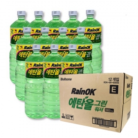 LW 불스원 에탄올 워셔액 레인OK 1.8L*12개입 그린워셔액