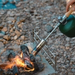 우드그립 롱 가스토치 캠핑 차박 낚시 불멍 길이조절 바베큐 액화방치 토치