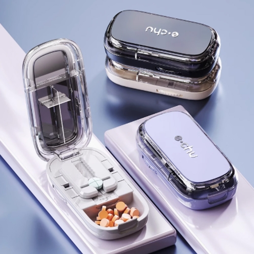 알약컷팅기 약 자르기 커팅 소분 절단 자르기 약가위 분쇄기 커터 케이스 보관함