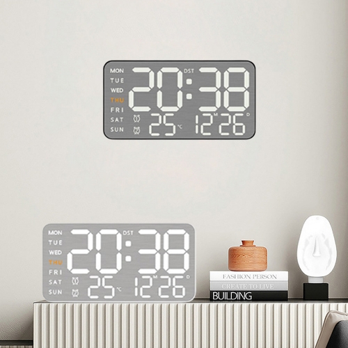 5515 LED 벽시계 탁상용시계 날짜 요일 알람 밝기조절 집들이 거실 인테리어