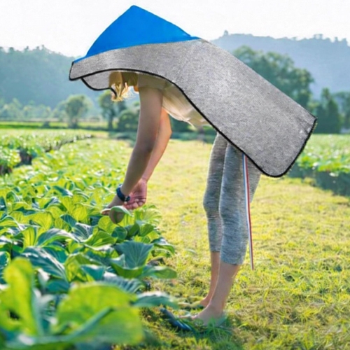은박 농사모자 논 밭일 낚시 야외 작업 햇빛반사 자외선차단 대형 모자 썬캡