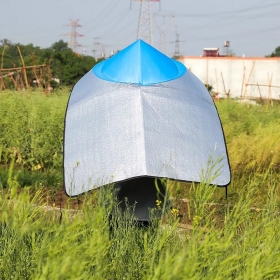 은박 농사모자 논 밭일 낚시 야외 작업 햇빛반사 자외선차단 대형 모자 썬캡