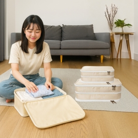 여행 압축 파우치 옷 의류 정리가방 캠핑 캐리어 트래블 파우치