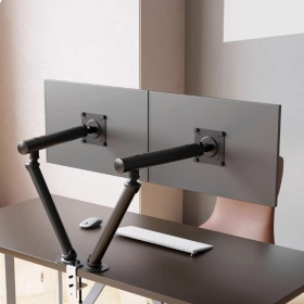 M5 듀얼 모니터암 36인치 벽면밀착 컴퓨터 모니터 받침대 거치대 스탠드