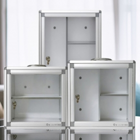 벽걸이형 구급함 가정용 사무실 약 보관함 알루미늄 구급상자 상비약 수납 정리