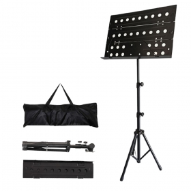 3단 접이식 보면대 악보대 연주회 버스킹 공연 악보 거치대 스탠드 (가방포함) GLE-500