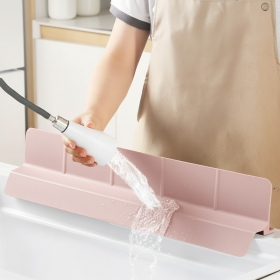 실리콘 처마형 싱크대 물막이 설거지 물튀김 방지 흡착형 물받이 워터펜스