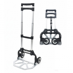 3단 높이조절 휴대용 접이식 폴딩카트 택배 이삿짐 물류센터 짐 운반 구루마 손수레 캐리어 카트