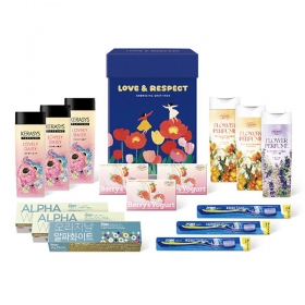 LW 애경 다온 32호 선물세트 1박스 (2개입) 샴푸 바디워시 치약 명절 설 추석 선물 답례