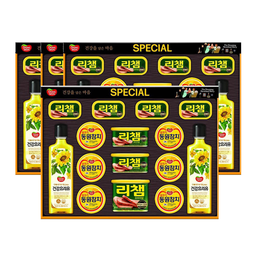 LW 동원 스폐셜 39호 한박스 (4개입) 요리유 참치 리챔 명절 설 추석 선물 답례