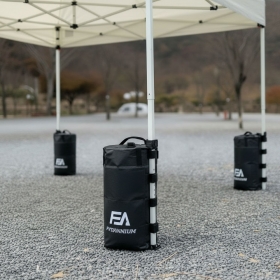 사각 고정물통 25L 홀더 고정 지지 물통 받침대 거치대 모래대체가능 워터팩 천막 파라솔 휴대용 물주머니