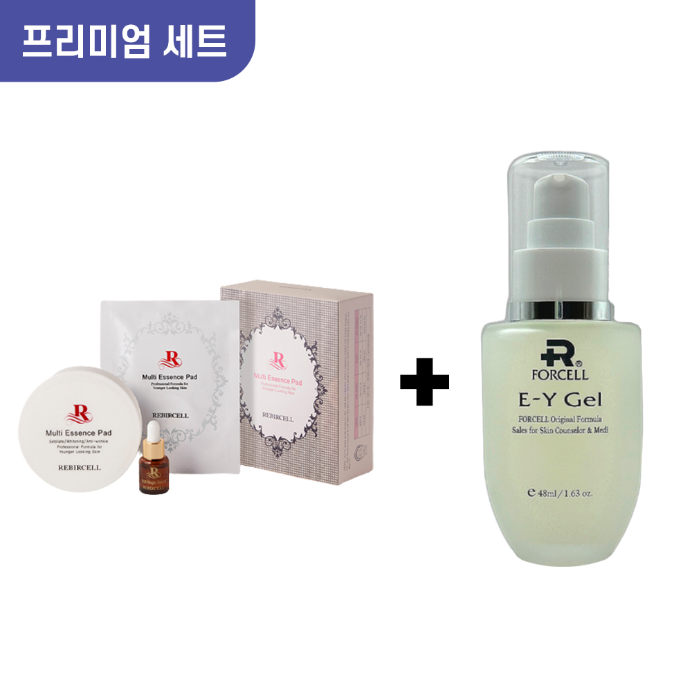 [올해 무조건 매끈한 도자기 피부결을 가지고 싶은 피부 맞춤 세트] 포셀 이와이 겔 48ml + 리버셀 멀티 에센스 패드 30매 파우치 세트