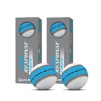 테일러메이드 25 투어 리스폰스 스트라이프 골프공 골프볼 네온블루 3피스 하프더즌 6구