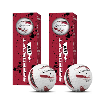 테일러메이드 스피드소프트 잉크 골프공 골프볼 레드 2피스 하프더즌 6구
