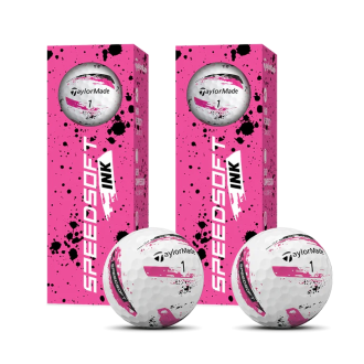 테일러메이드 스피드소프트 잉크 골프공 골프볼 핑크 2피스 하프더즌 6구