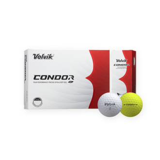 볼빅 콘도르 우레탄 화이트카본 골프공 3피스 하프더즌 6구