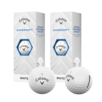 캘러웨이 25 슈퍼소프트 골프공 골프볼 화이트 2피스 하프더즌 6구
