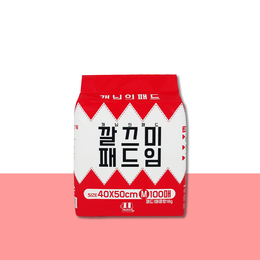 개님의패드 프리미엄 대용량 배변패드 베이직 40x50cm 100매
