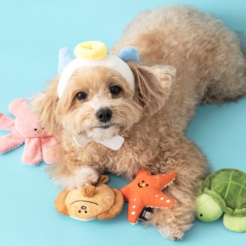 [바잇미] 바다친구들 삑삑 장난감 세트(2종)