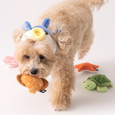 [바잇미] 바다친구들 삑삑 장난감 세트(2종)