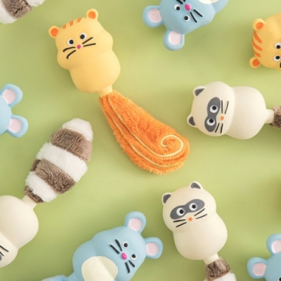 [바잇미] 꼬물꼬물 테일즈 라텍스 장난감