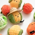 [바잇미] 야채밭 공 삑삑이 장난감 세트(2종)