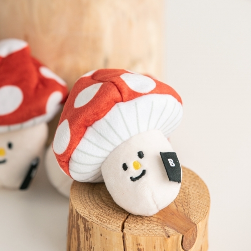 [바잇미] 버섯돌이 노즈워크 장난감 (삑삑/바스락/노즈워크)