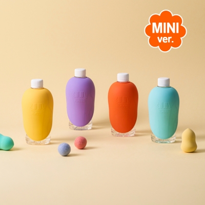 [미니ver.] 개님보틀캡 강아지 휴대용 실리콘 산책물통 급수기 (4colors)
