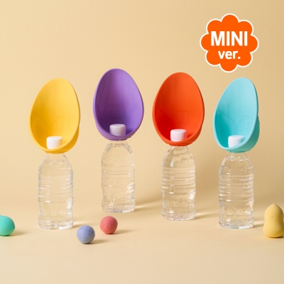 [미니ver.] 개님보틀캡 강아지 휴대용 실리콘 산책물통 급수기 (4colors)