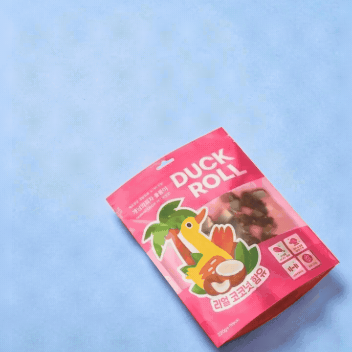 개님의과자 롤롤이(덕롤) 육포+채소껌+리얼코코넛 콤보간식 140g