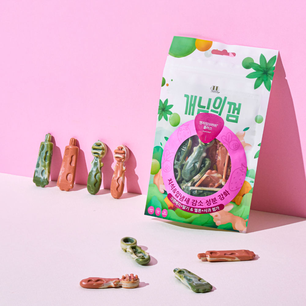 개님의껌 엔자임브러쉬플러스 (과일분말/덴탈케어강화)