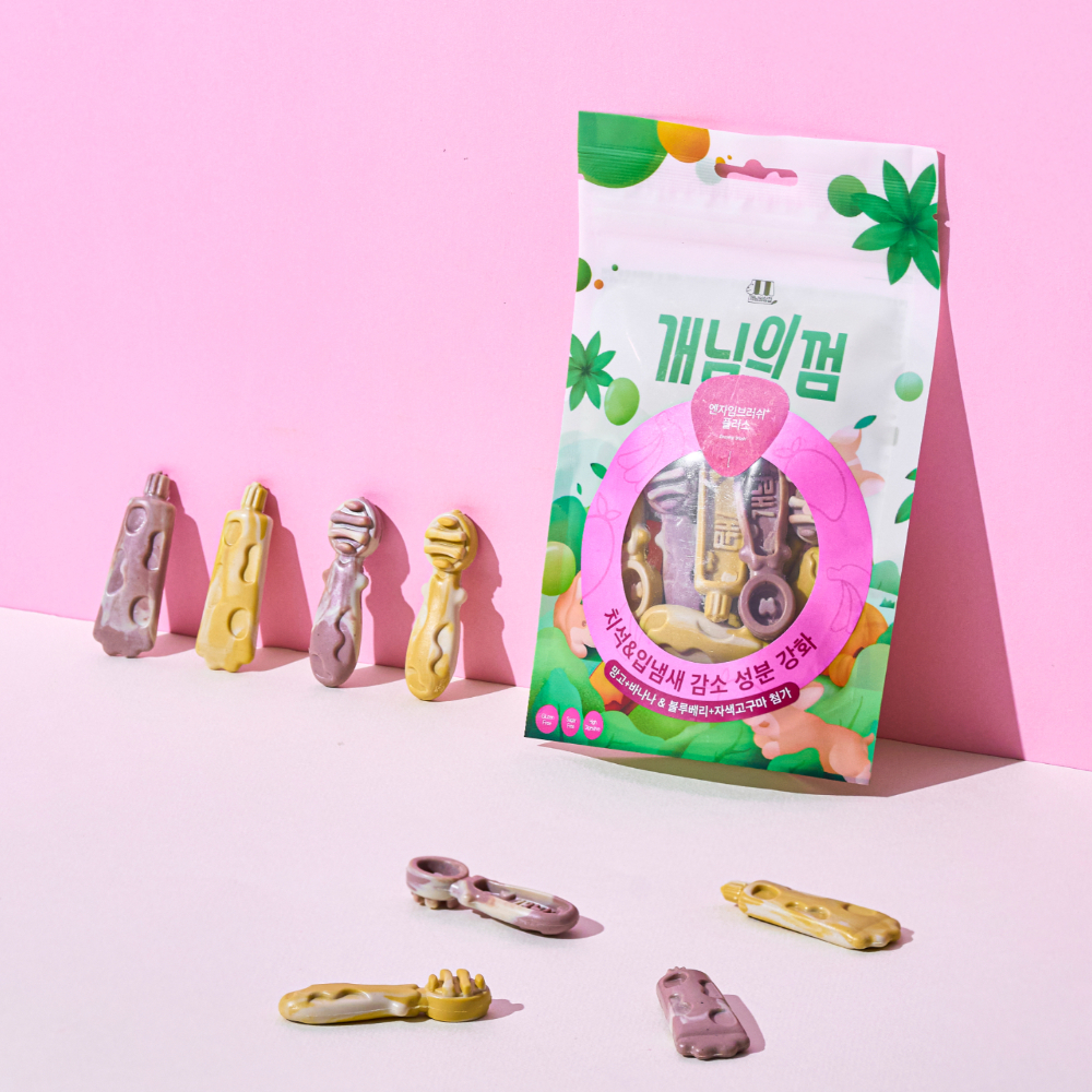 개님의껌 엔자임브러쉬플러스 (과일분말/덴탈케어강화)