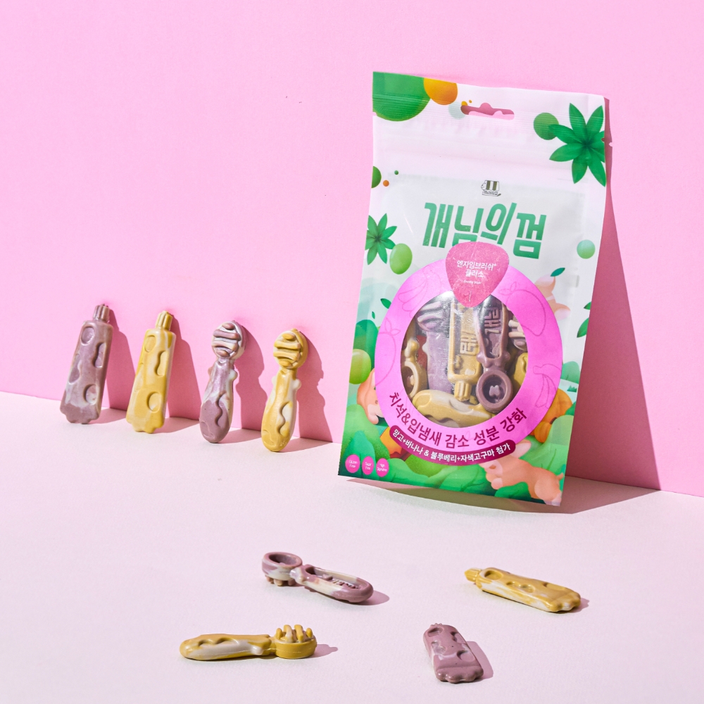 개님의껌 엔자임브러쉬플러스 (과일분말/덴탈케어강화)