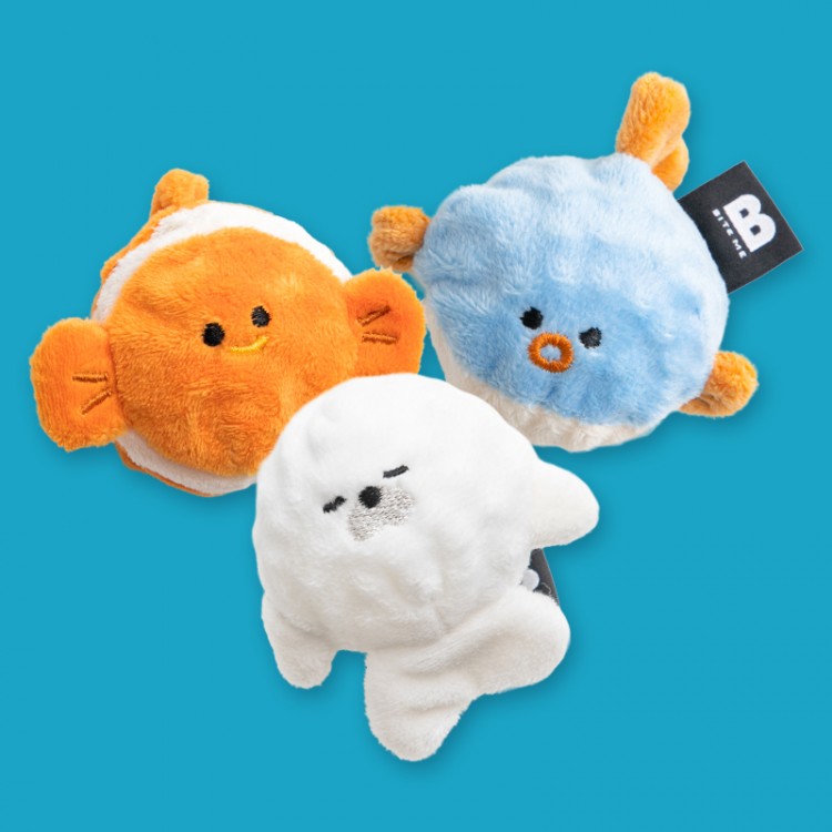 [바잇미] 리틀 오션 프렌즈 공 장난감 세트 (삑삑)