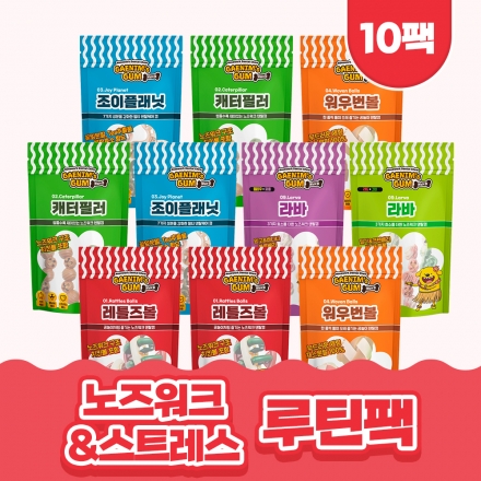 [루틴팩] 개님의껌 노즈워크 루틴팩 10팩
