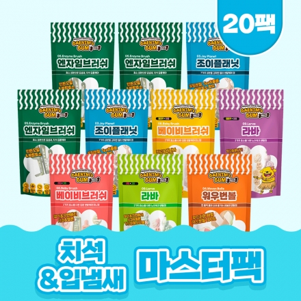 [마스터팩] 개님의껌 입냄새 마스터팩 20팩