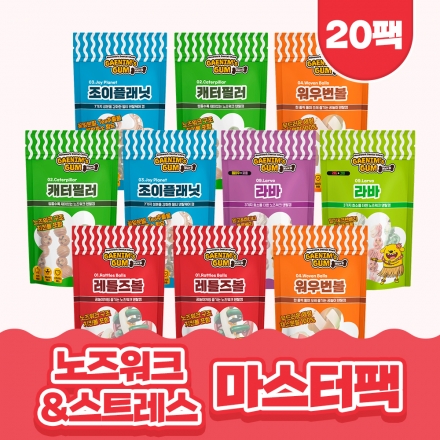 [마스터팩] 개님의껌 노즈워크 마스터팩 20팩