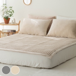 [올리비아데코] 말랑 스판 극세사 겨울 침대패드(SS)