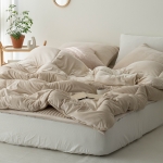 [올리비아데코] 말랑 스판 극세사 차렵이불세트(Q)