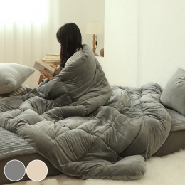 [올리비아데코] 말랑 스판 극세사 차렵패드세트(SS)