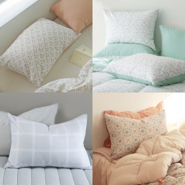 [올리비아데코] 팔리면 끝, 사계절 데일리 베개커버 특가 (택1)