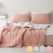 [올리비아데코] 리비 먼지없는 워싱 간절기 차렵이불(Q)