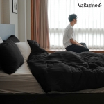 [올리비아데코] 젠틀맨 모달100 무봉제 호텔 간절기 차렵이불(S/Q)