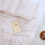 [올리비아데코] 포이체크 양면 60수 순면 차렵이불(S)