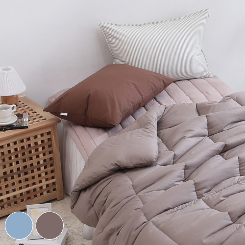 [올리비아데코] 메이퀸 순면 사계절 차렵이불(S) 2color