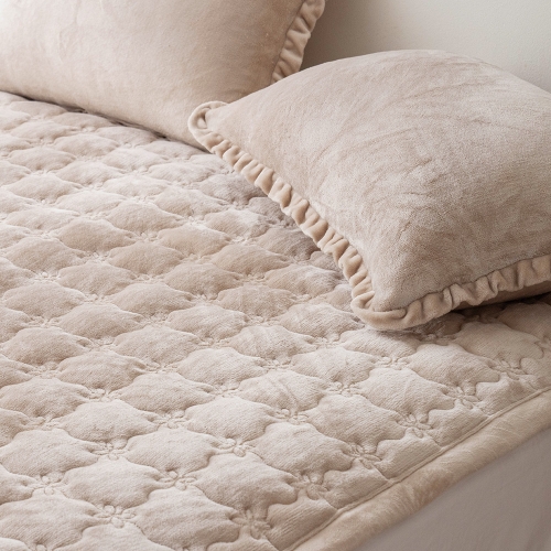 [올리비아데코] 샤트란 하이밍크 겨울 극세사 차렵이불(S/Q) -2컬러